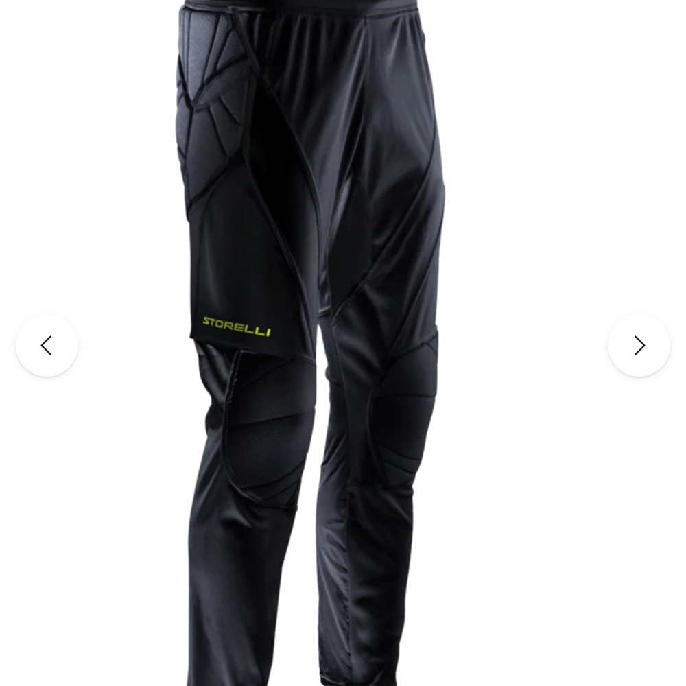 Storelli Youth Black Padded Goalkeeper Sweatpants